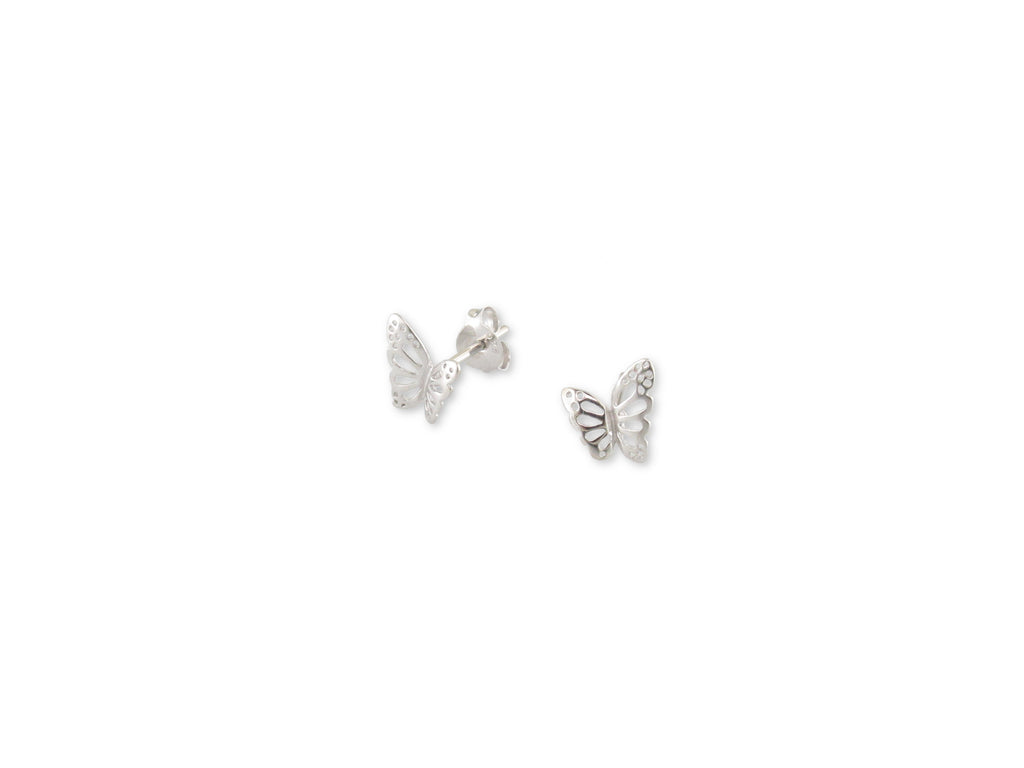 Sterling Silver Butterfly Studs - HPS1573