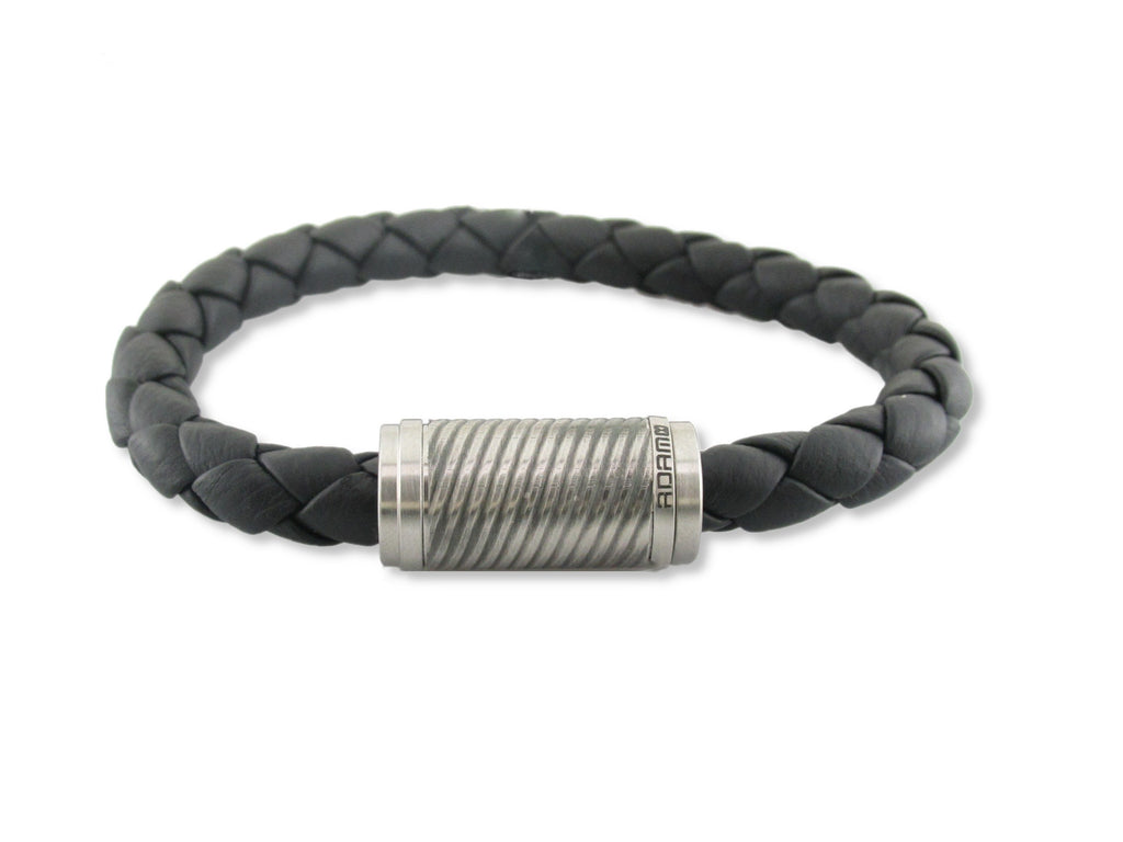 Rubber & Stainless Steel Magnetic Bracelet - TB2625