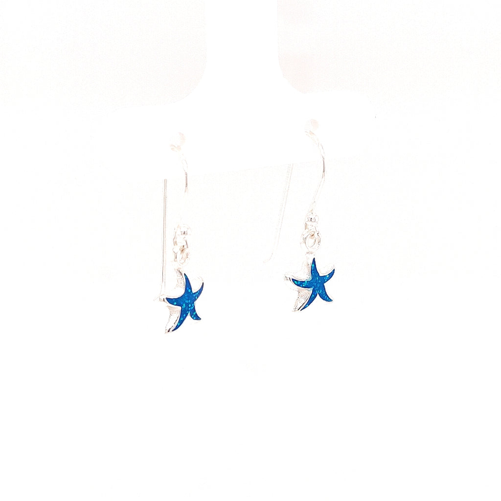 Crisson Original Blue Spinel Star Drop Earrings - HPS1642