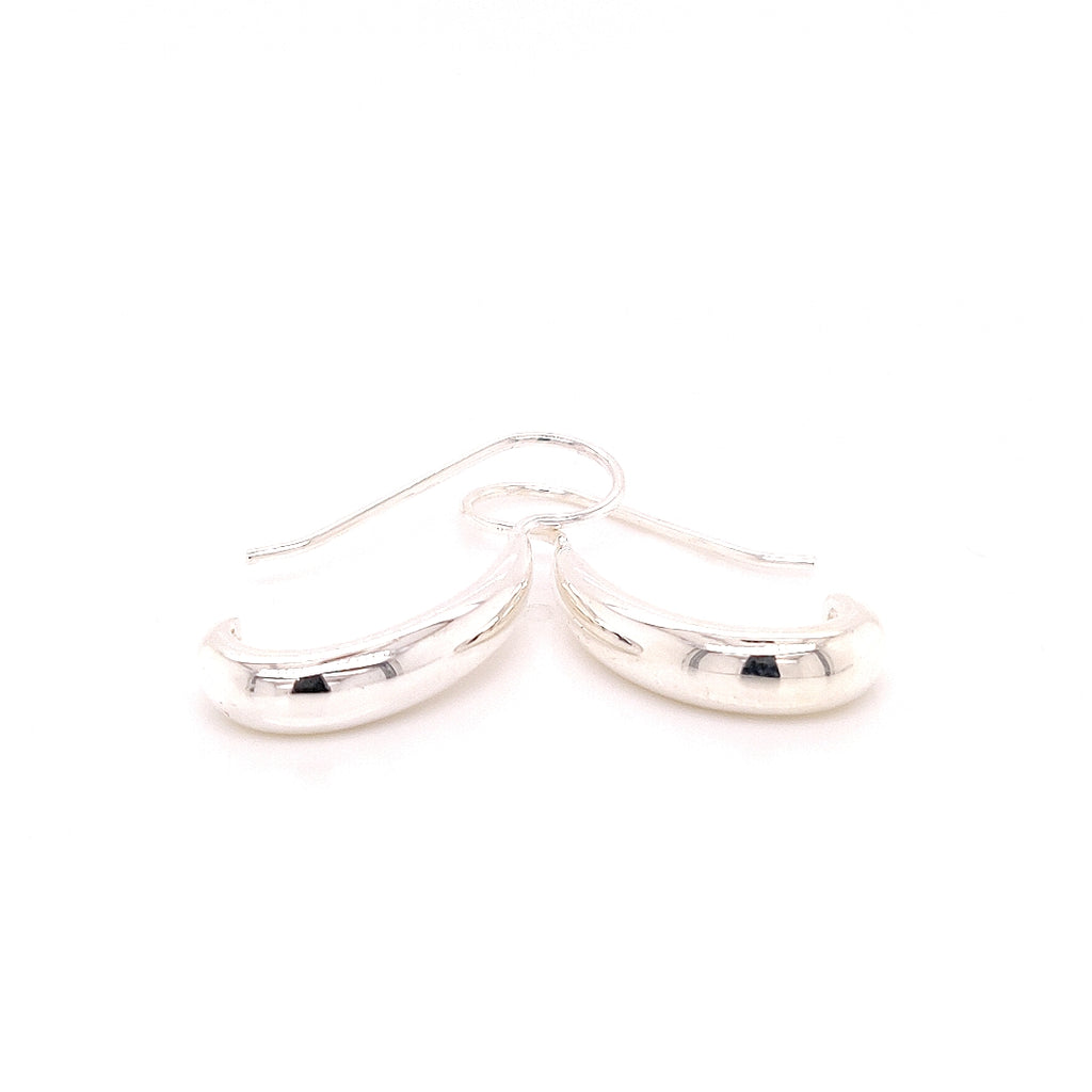 Crisson Original Sterling Silver 'J' Drop Earrings - HPS1665