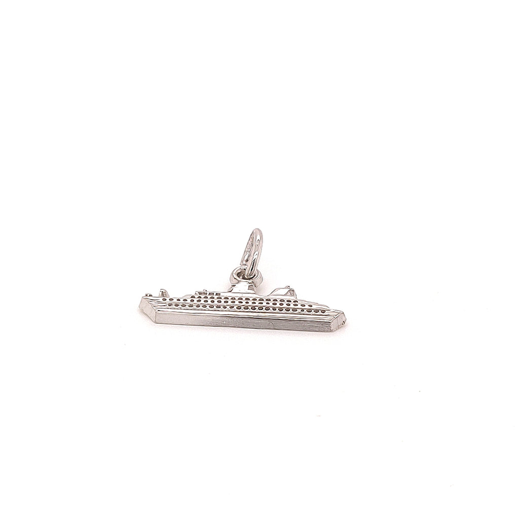 Sterling Silver Cruise Ship Charm - SC633