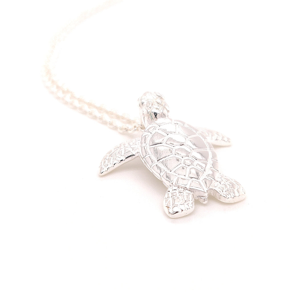 Crisson Original Turtle Necklace in Sterling Silver - TN840 18"